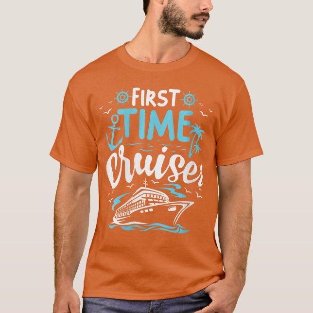 T-shirt Womens Firstime Cruiser First Cruise Ship Vacation (Devant)