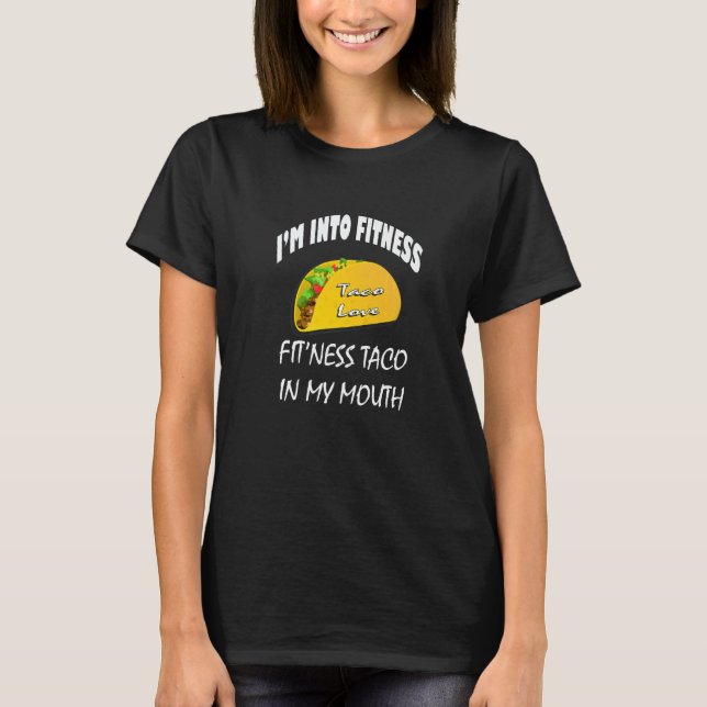 T-shirt Women's Fitness Gym Taco Cinco De Mayo Cool (Devant)