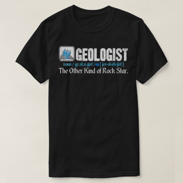 T-shirt Womens Funny Geology Geologist Definition Gift Geo (Design devant)