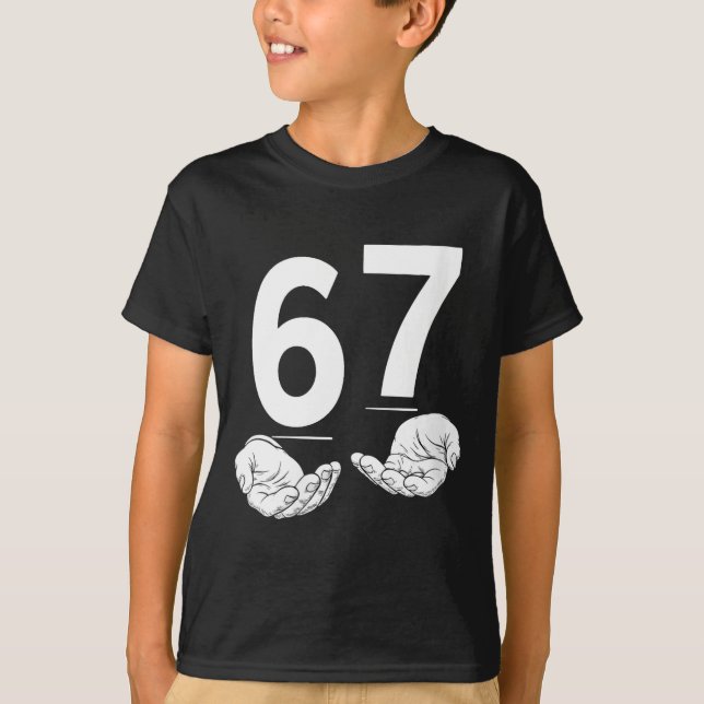 T-shirt Womens Funny Six Seven 6 7 Meme Gen Alpha Slang 6  (Devant)