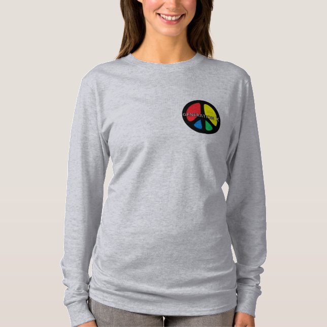 T-shirt Women's Generation X PEACE (Devant)