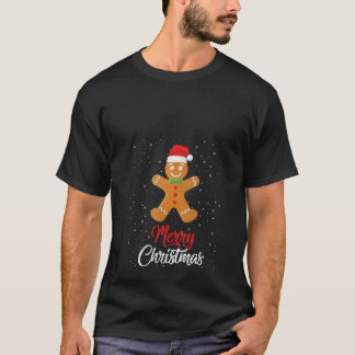 T-shirt Womens Gingerbread Cookie Baking Family Matching M