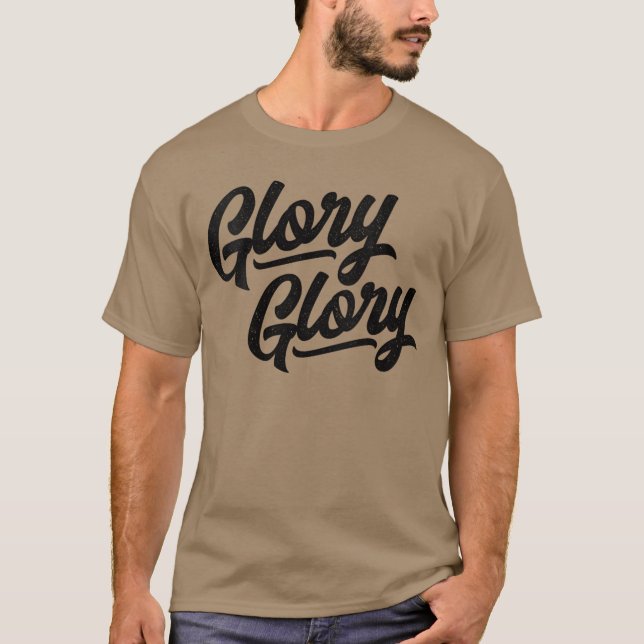 T-shirt Womens Glory Glory Georgia Rally Fight Song VNeck  (Devant)