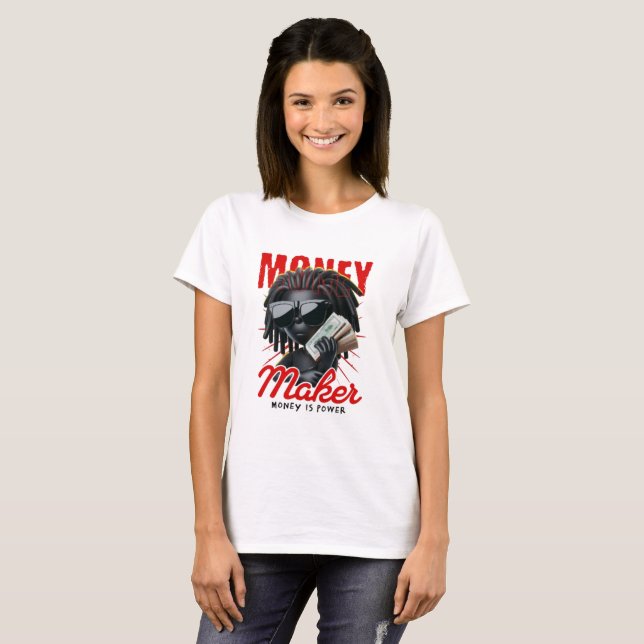 T-shirt Women's Gorilla Money Maker - Mentalité de (Devant entier)