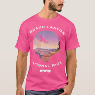 T-shirt Womens Grand Canyon Arizona Us National Park Trave