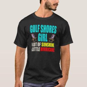 T-shirt Womens Gulf Shores Alabama Girl Sunshine Hurricane