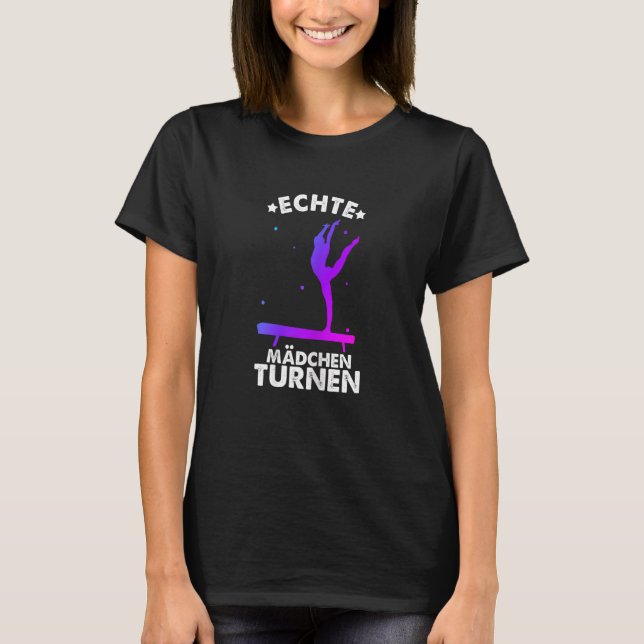 T-shirt Womens gymnastics gymnsatics gymnastics coach spor (Devant)