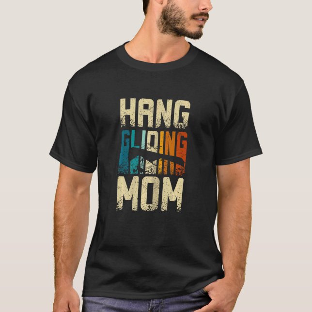 T-shirt Womens Hang gliding mom (Devant)