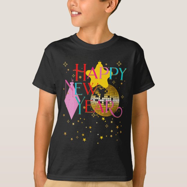 T-shirt Womens Happy New Years Eve Party Supplies 2026 Mat (Devant)