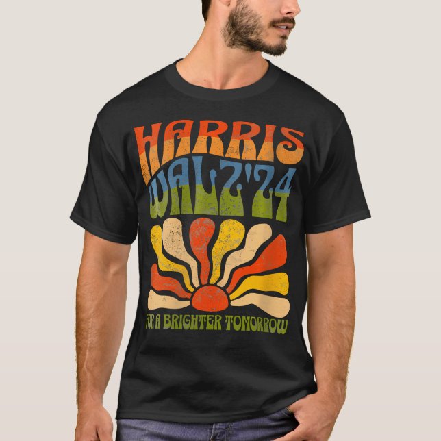 T-shirt Womens Harris Waltz 2024 Usa Harris Walz 2024 (Devant)