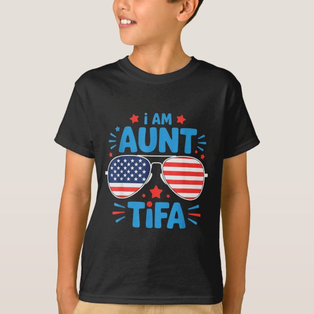 T-shirt Womens I Am Aunt Tifa Tee  (Devant)