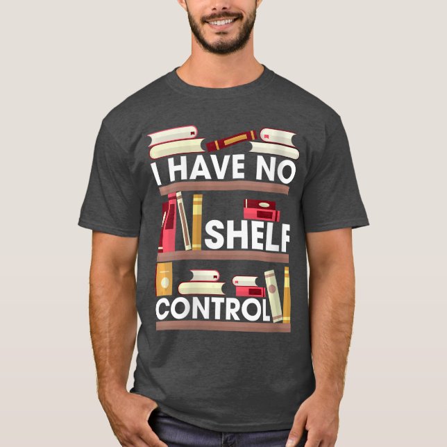 T-shirt Womens I Have No ShControl Funny Reading Book Love (Devant)