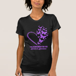 T-shirt Women's I Will Remember For You Alz. Awareness Tee