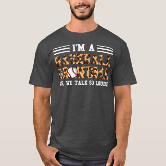 T-shirt Womens I'm a baseball grandma yes American Footbal