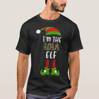 T-shirt Womens I'm The Lola Elf  Matching Christmas Family