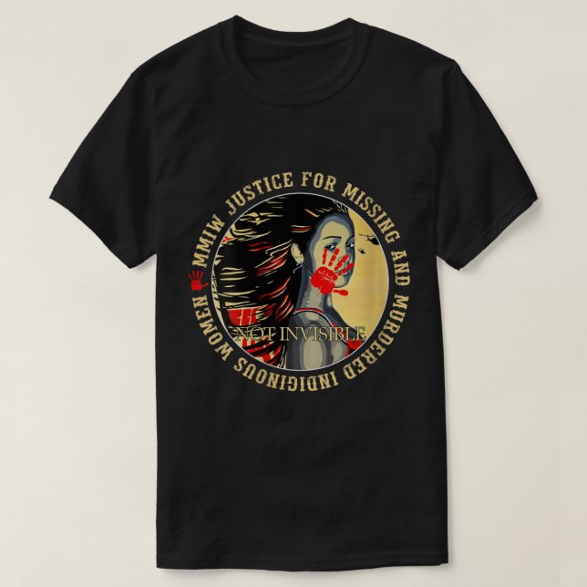T-shirt Womens Justice For MMIW Missing Murdered Indigenou (Design devant)
