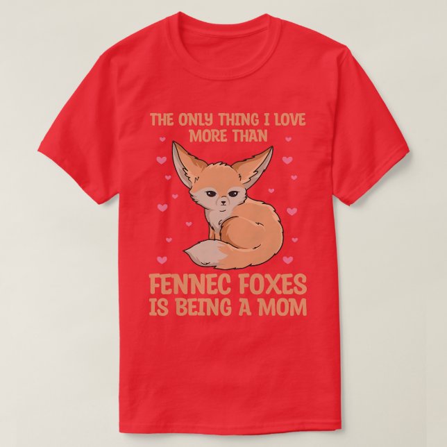 T-shirt Womens Kawaii Fennec Fox Design pour Fennec Fox M (Design devant)