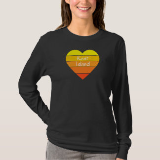 T-shirt Womens Kent Island Clothing Company Heart Kent Isl