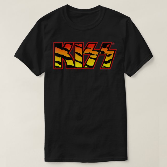 T-shirt Womens KISS Animalize Logo VNeck (Design devant)