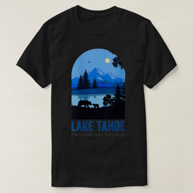 T-shirt Womens Lake Tahoe California Nevada Summer Vacatio (Design devant)