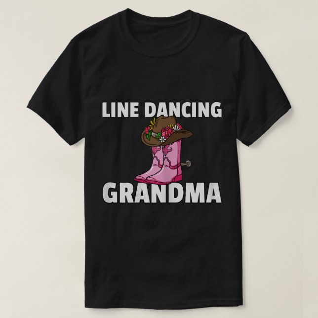 T-shirt Womens Line Dance Grandma Cadeau Country Music Dan (Design devant)