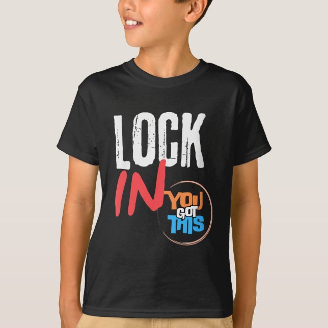 T-shirt Womens Lock In You Got This Teacher Testing Motiva (Devant)
