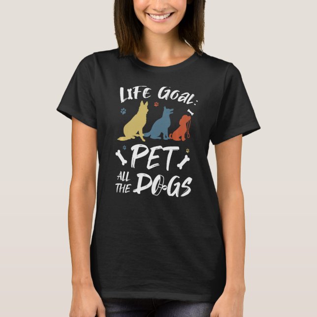 T-shirt Womens Lovely dog holder lover drôle quote Premium (Devant)
