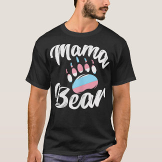 T-shirt Womens Mama Bear LGBTQ Trans Cool Transgender Gift