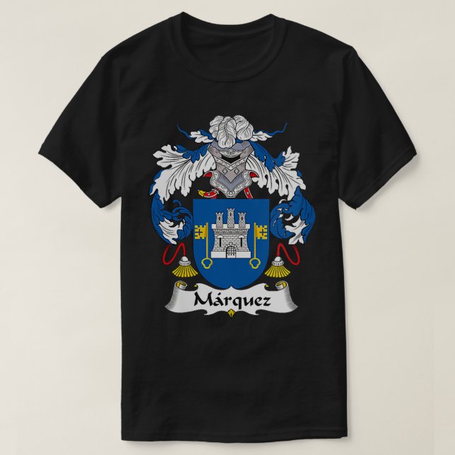 T-shirt Womens Marquez Coat of Arms  Family Crest VNeck  (Design devant)