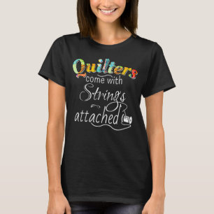 T-shirt Womens Mens Quilters Avec Chaînes Attachées