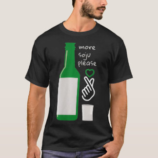 T-shirt Womens More Soju s'il vous plaît VNeck