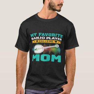T-shirt Womens My Favorite Banjo Player Calls Me Maman Mot