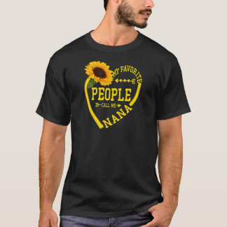 T-shirt Womens My Favorite People Call Me Nana Mothers Day