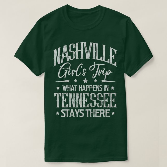 T-shirt Womens Nashville Girl's Trip Bachelorette Bride Br (Design devant)
