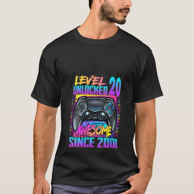 T-shirt Womens niveau 20 Awesome Since 20th B (Devant)