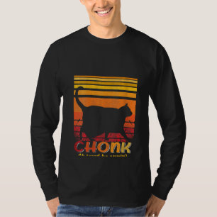 T-shirt Womens Oh Lord He Coming Chonk Scale Chat Meme