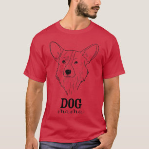T-shirt Womens Pembroke Welsh Corgi Dog Mama1672