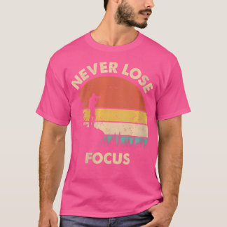 T-shirt Womens Photographer Camera Never Lose Focus Photog