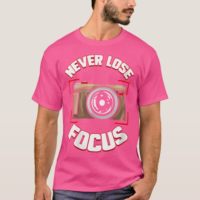 T-shirt Womens Photographer Camera Photography (Devant)