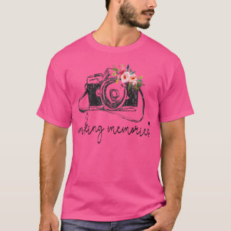 T-shirt Womens Photographer Making Memories Love Photograp