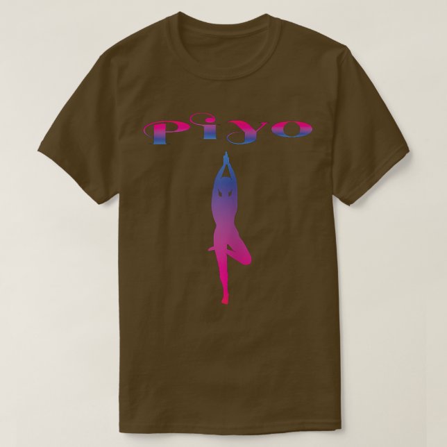 T-shirt Womens Piyo ApparelPiyo Workout Gradient 1300 (Design devant)