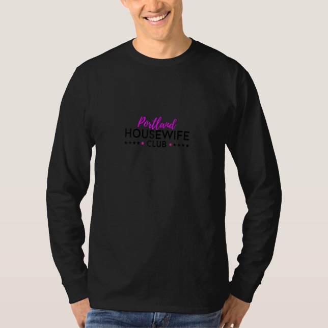 T-shirt Womens Portland Housewife Club (Devant)