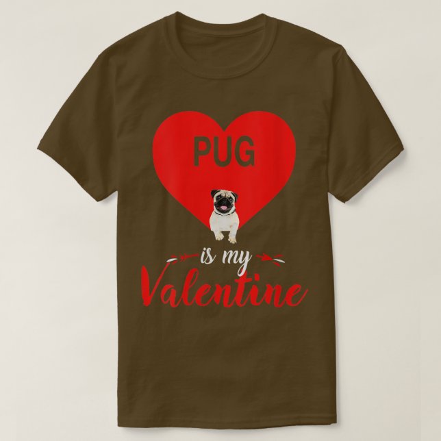 T-shirt Womens Pug (Design devant)
