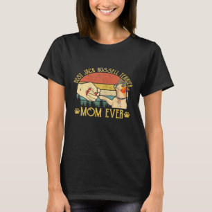 T-shirt Womens Retro Vintage Best Jack Russell Terrier Mam