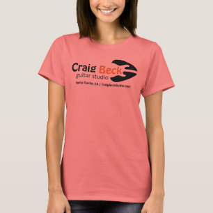 T-shirt Women's Ringer Tee Craig Beck Guitar Studio