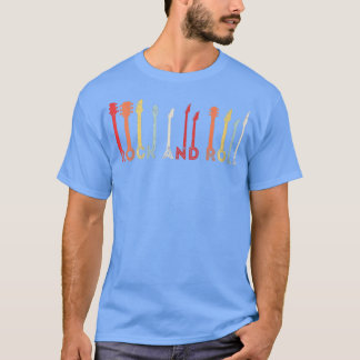 T-shirt Womens Rock And Roll Vintage Design Concert Band R