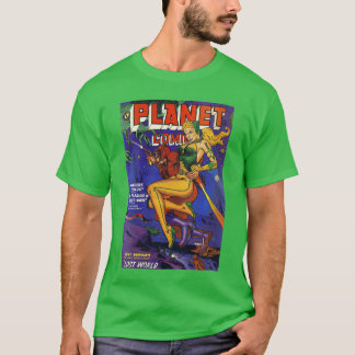 T-shirt Womens Sci Fi Pin Up Girl Science Fiction Vintage 