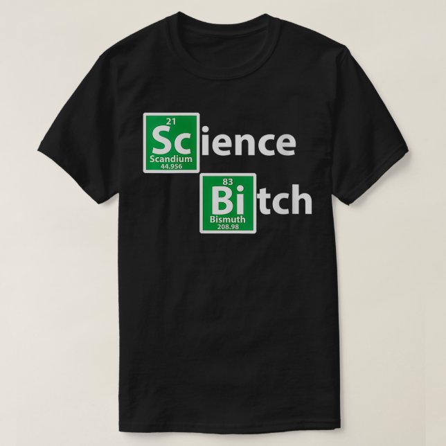 T-shirt Womens Science drôle Élément périodique Science VN (Design devant)