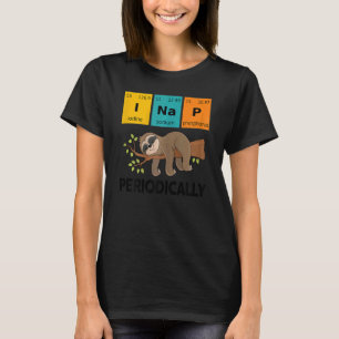 T-shirt Womens Science I Nap Professeur Périodiquement Slo