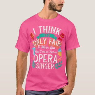 T-shirt Womens Show Choir Membre Design For Opera Singer -